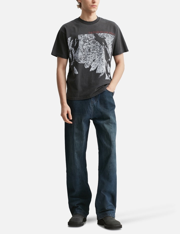 Lax Baggy Denim Snakeskin