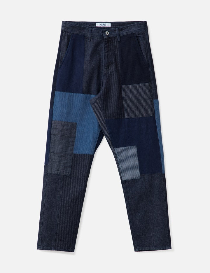 PATCHWORK PANTS RINSE