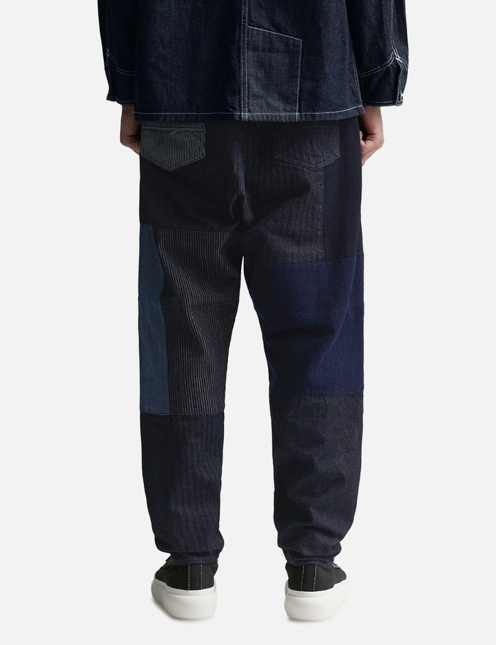 PATCHWORK PANTS RINSE