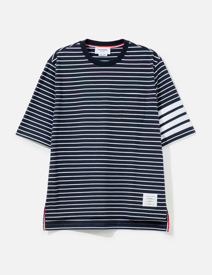 Jersey 4-Bar Knit Pocket Tee