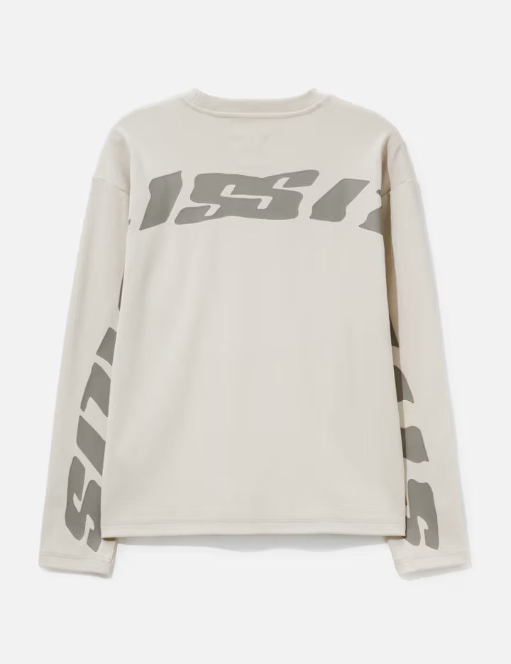 Joshua Long Sleeve In Rib With Back Print