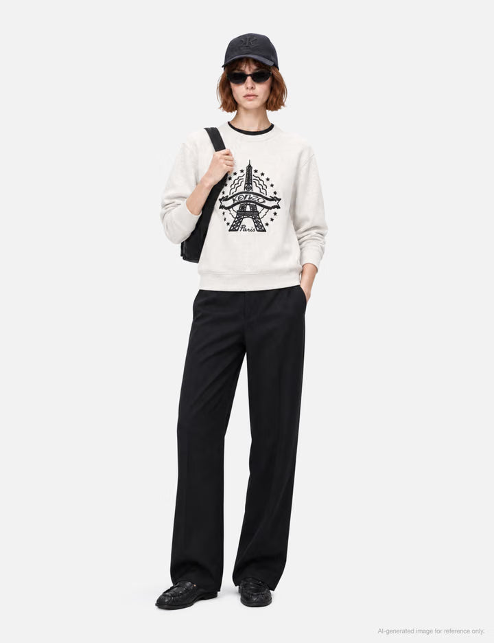 'KENZO Eiffel Tower Design' Sweatshirt