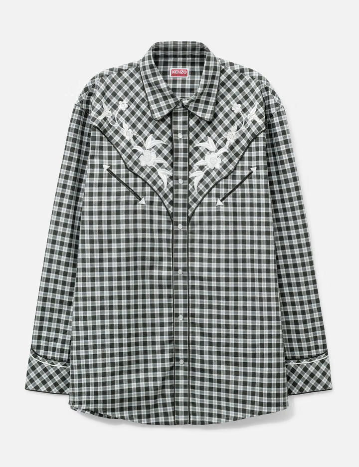 'KENZO Wildflower' Embroidered Western Shirt