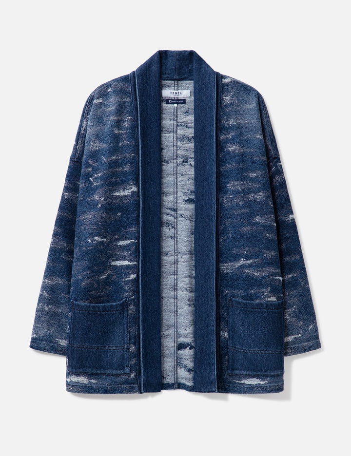 JACQUARD DENIM HAORI 2YR WASH