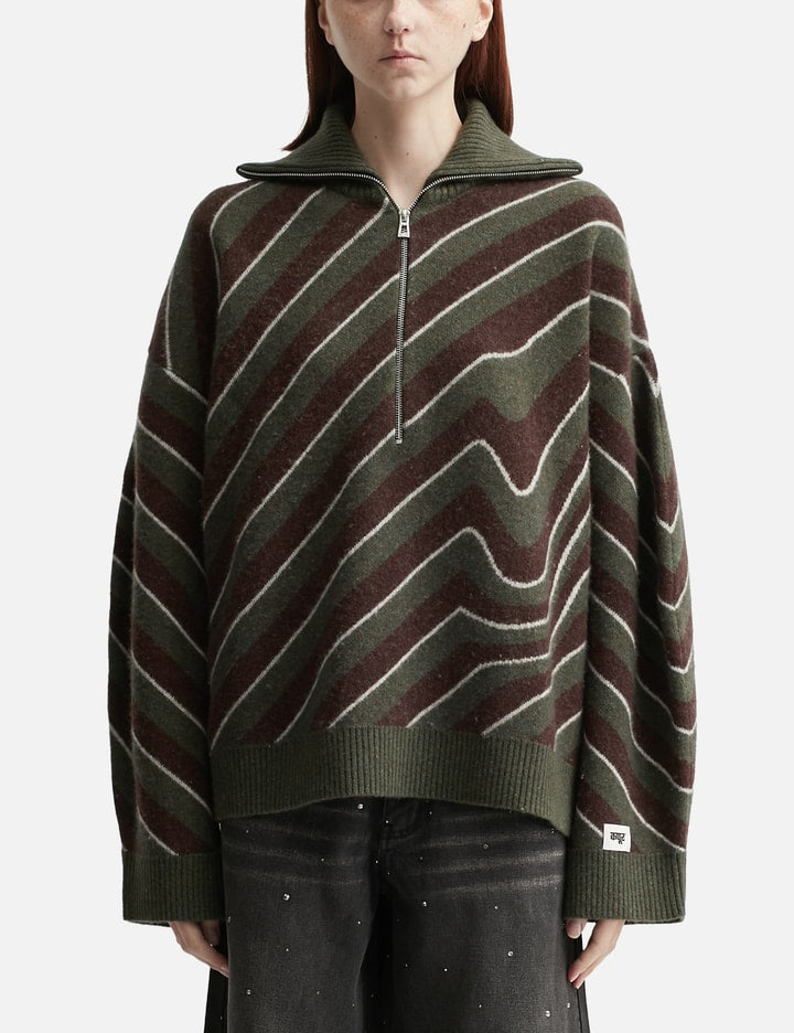 Jacquard Balloon Sweater