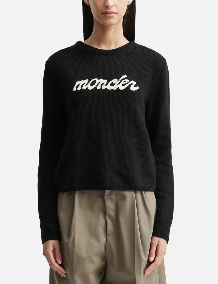 Embroidered Logo Wool & Cashmere Sweater