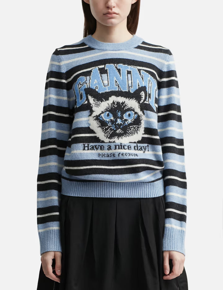 Graphic Wool Jumper