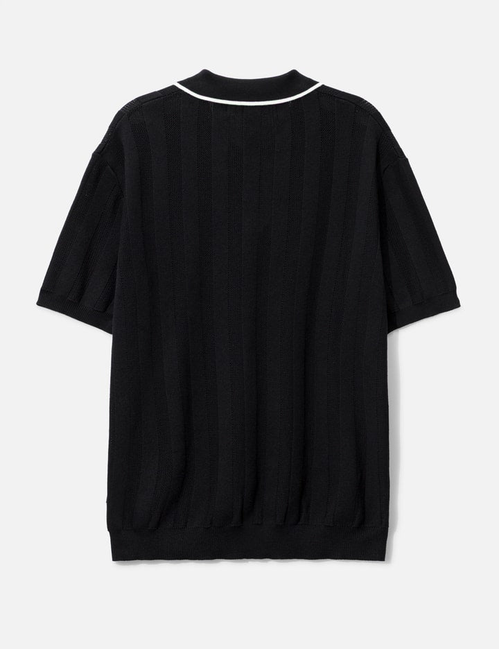 Mesh Knit Polo Shirt