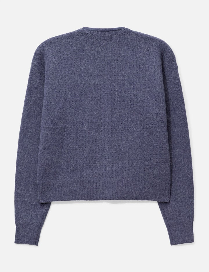 Brushed Mohair V-neck Cardigan