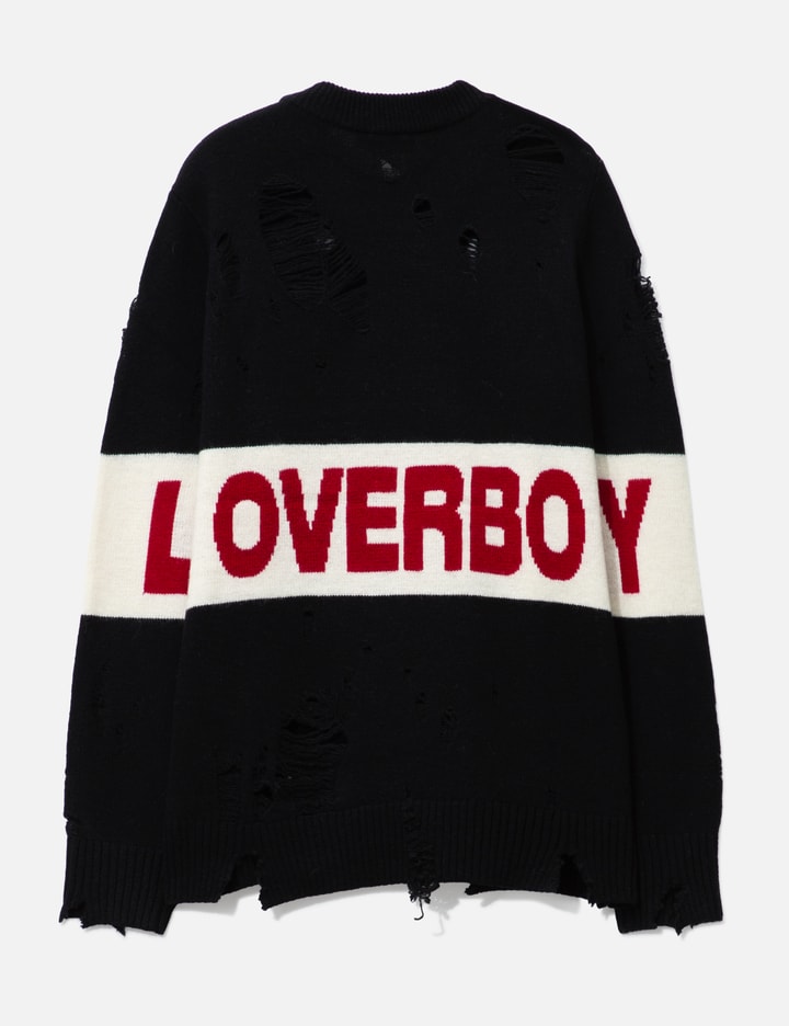 Distressed Loverboy Logo Jumper