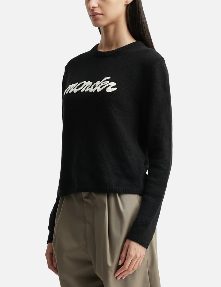 Embroidered Logo Wool & Cashmere Sweater