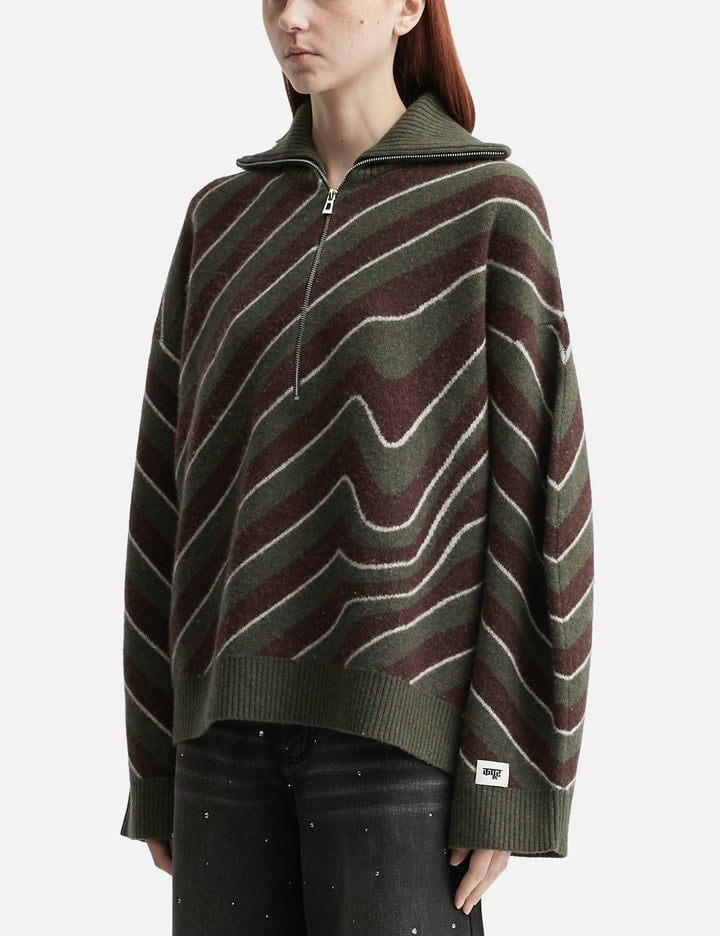 Jacquard Balloon Sweater