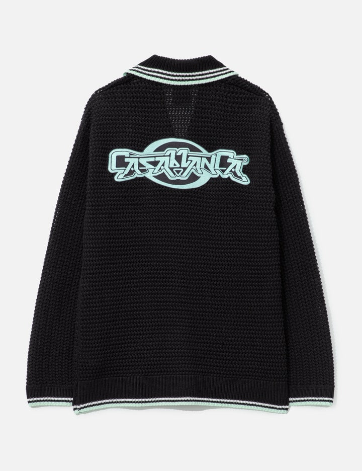 Embroidered Cotton Crochet Long Sleeve Shirt