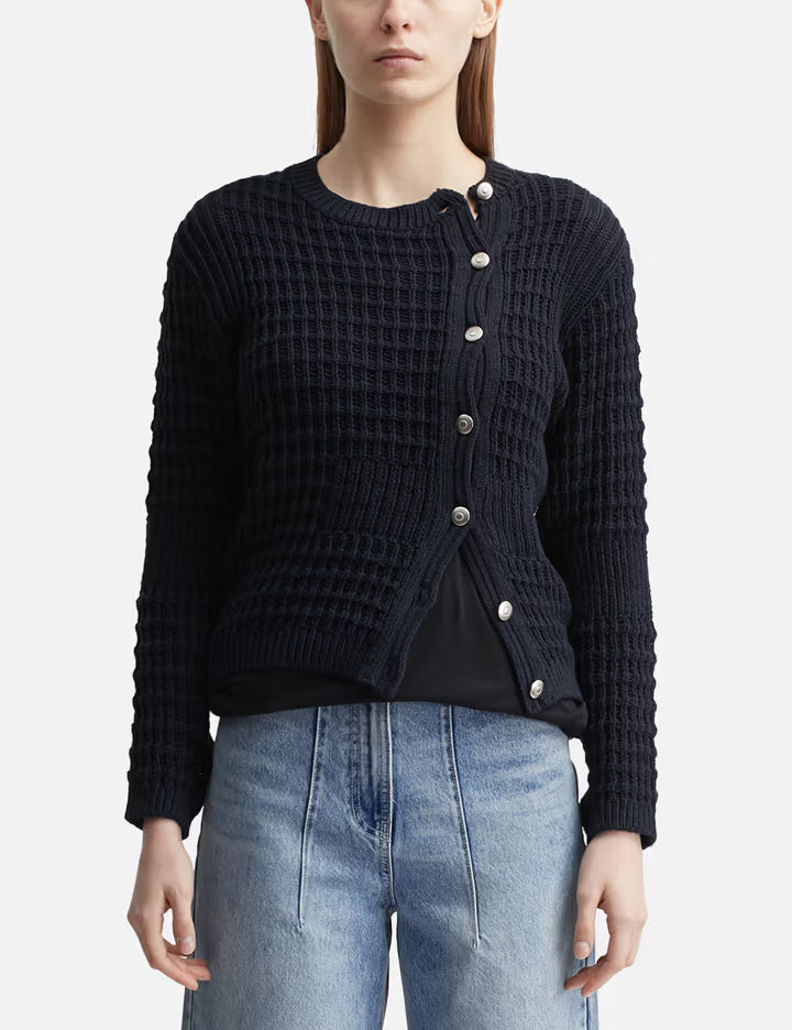 Waffle Cardigan
