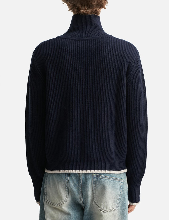 Fisherman's Wool Knit Half Zip