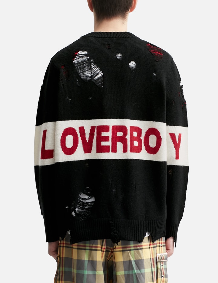 Distressed Loverboy Logo Jumper