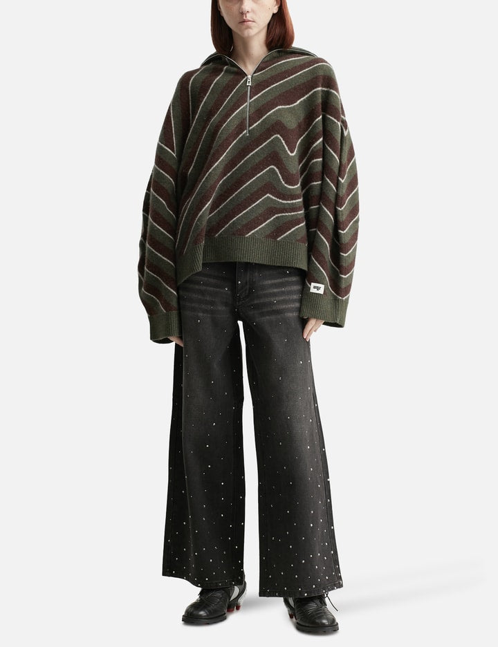 Jacquard Balloon Sweater
