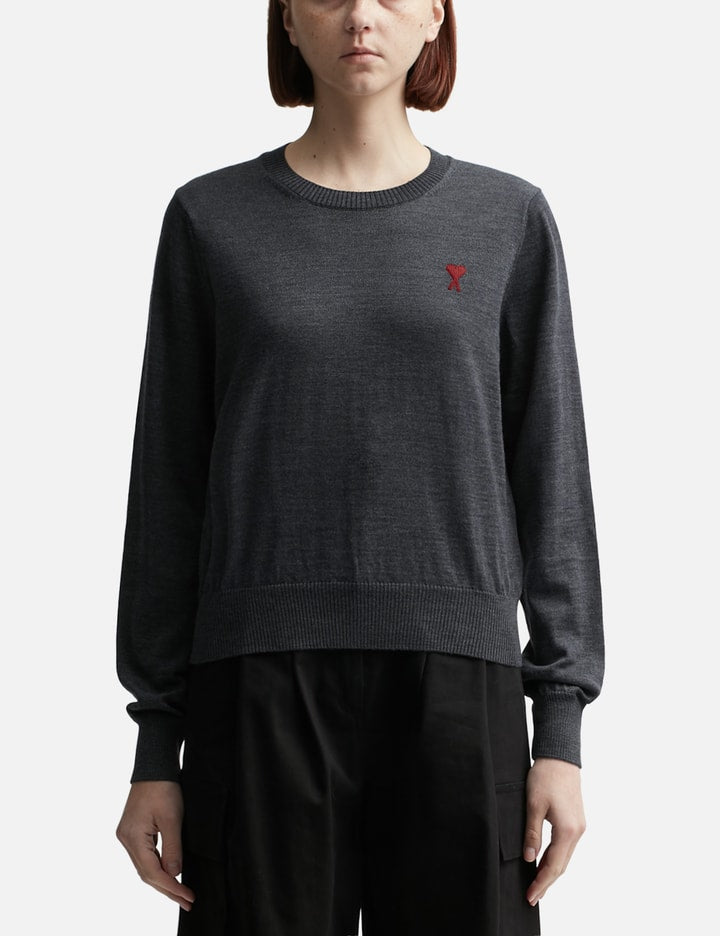 Red Ami de Coeur Crew Neck Sweater