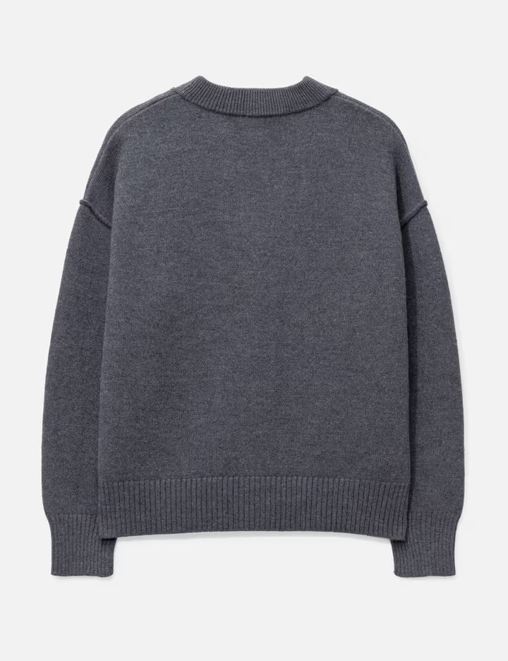 Cardigan With Contrasted Ami De Coeur