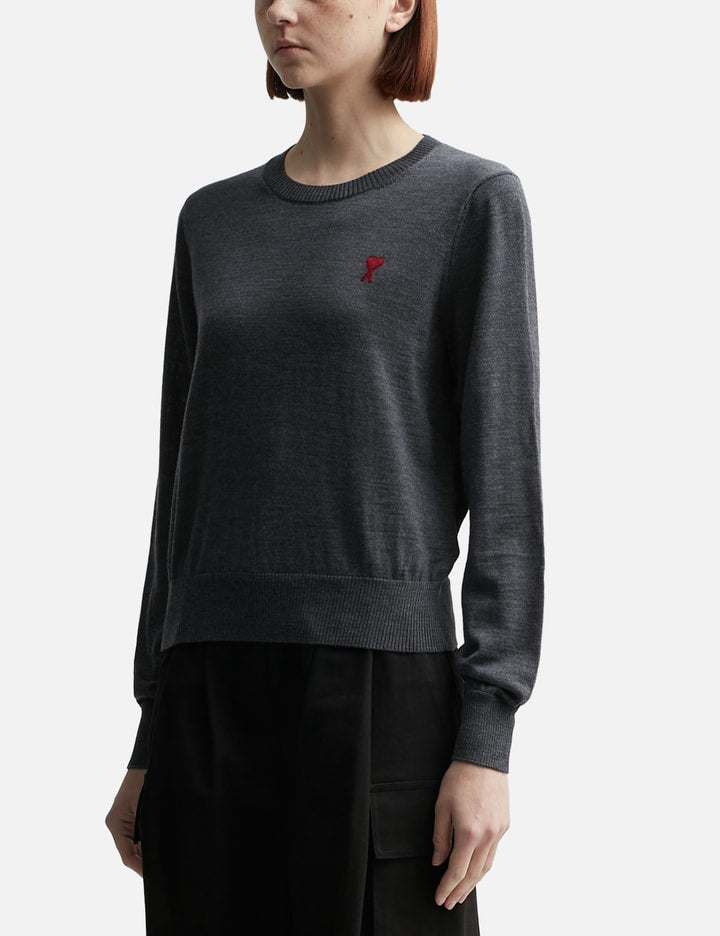 Red Ami de Coeur Crew Neck Sweater