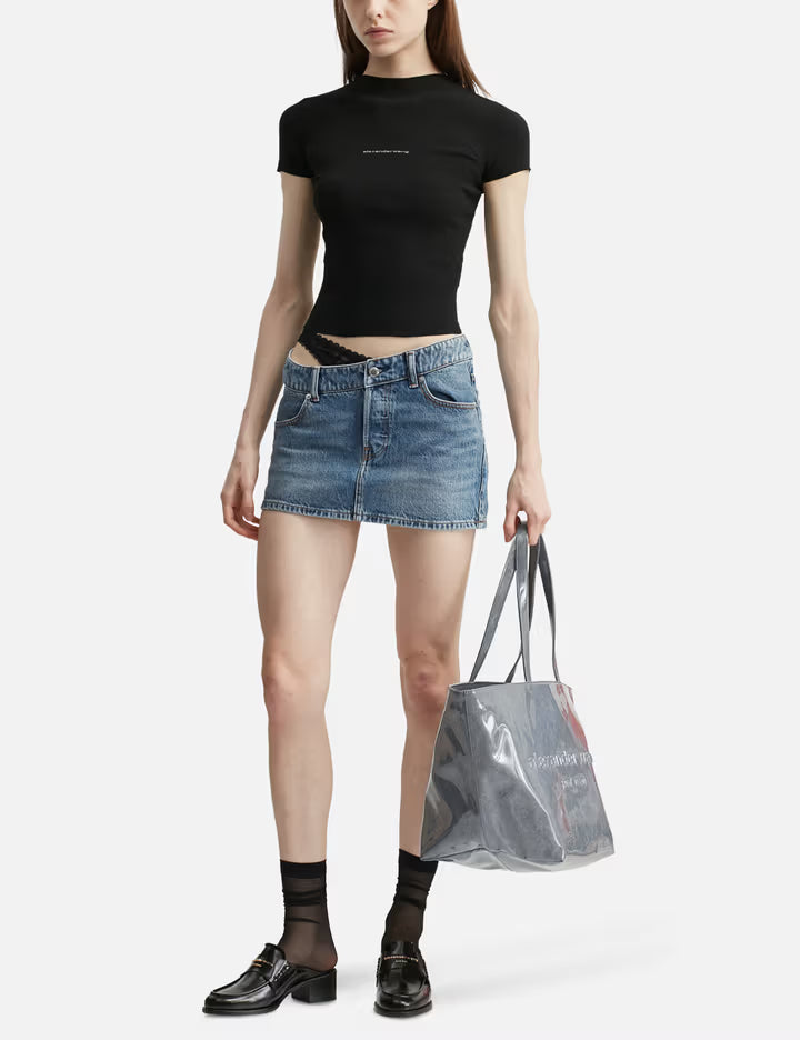 Knit Logo Short Sleeves T-Shirt