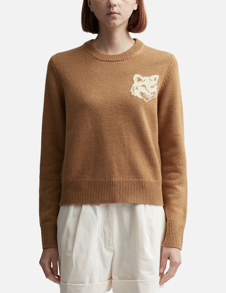 Fox Head Intarsia Regular Jumper