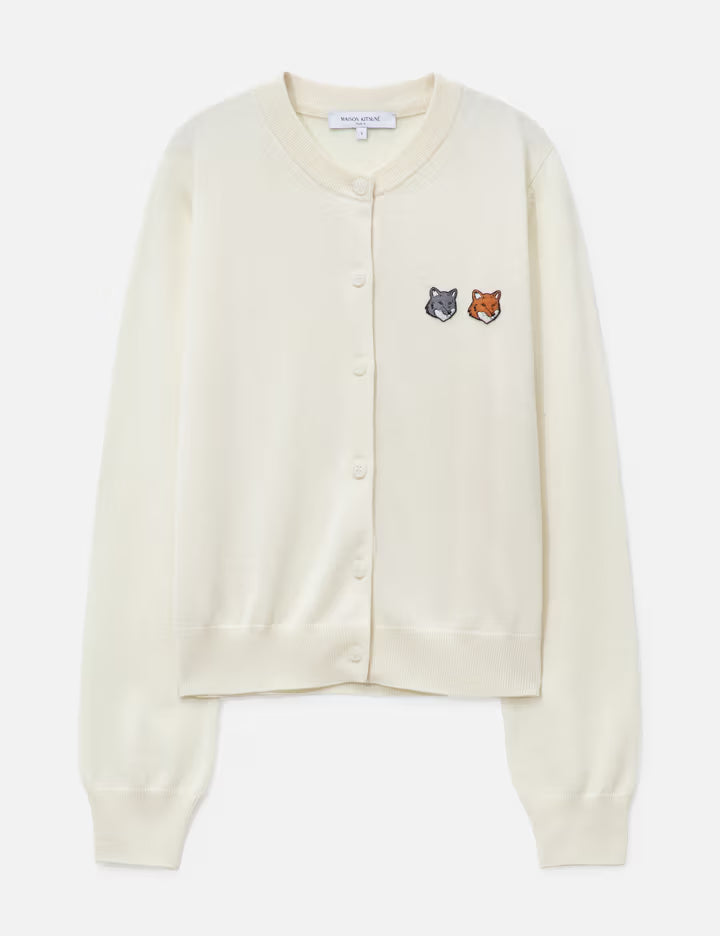 Double Fox Head Regular Cardigan