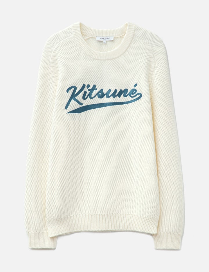 Kitsuné Varsity Embroidered Mesh Jumper