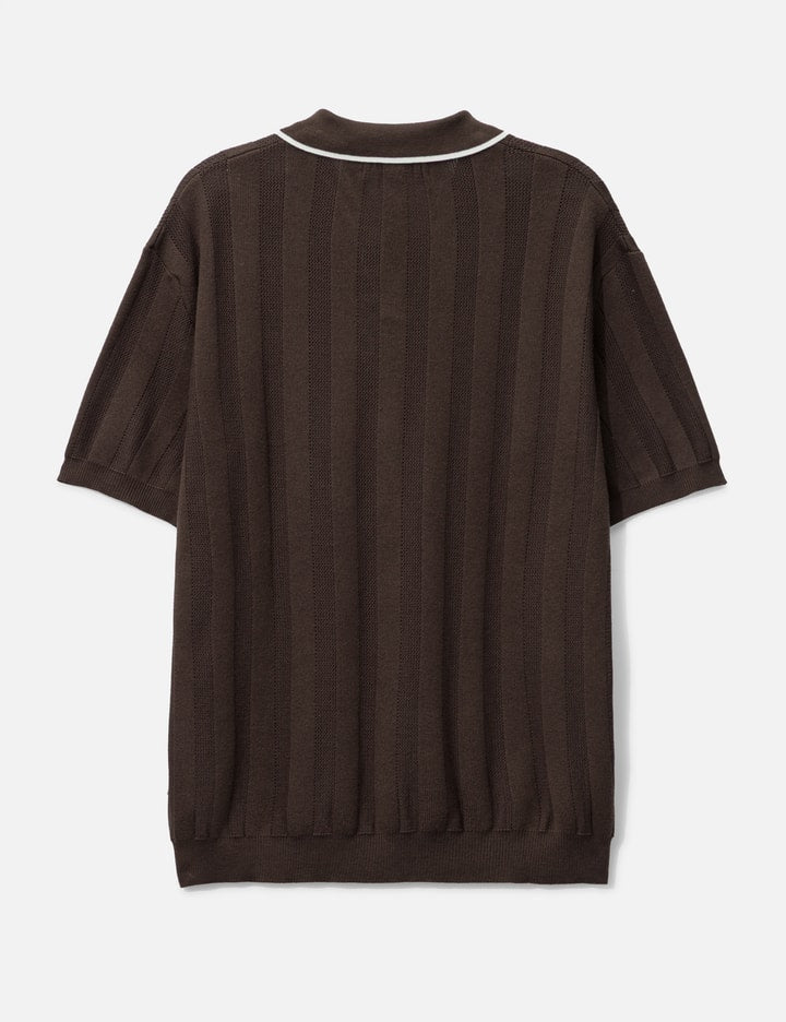 Mesh Knit Polo Shirt