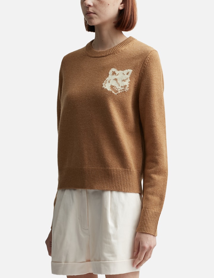 Fox Head Intarsia Regular Jumper