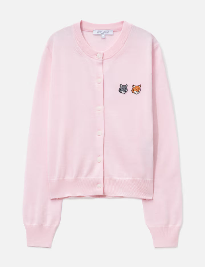 Double Fox Head Regular Cardigan