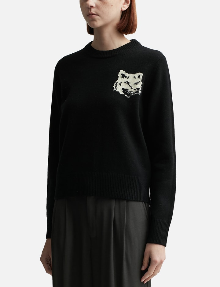 Fox Head Intarsia Regular Jumper