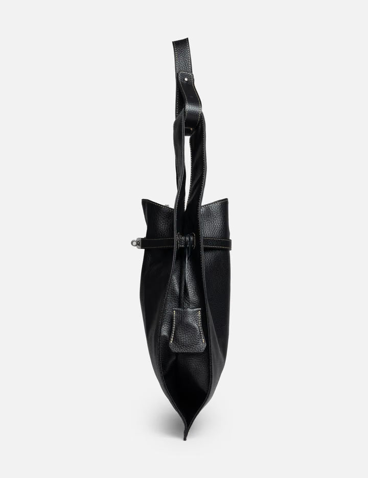 Large Market Bag In Shrink Leather