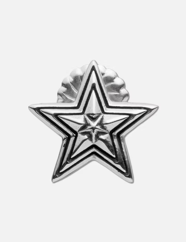 Large Star In Star Stud Earring