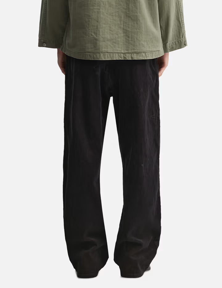 Lax Repaired Black Corduroy
