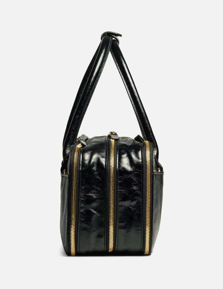 Leather Small Boxyne Bag