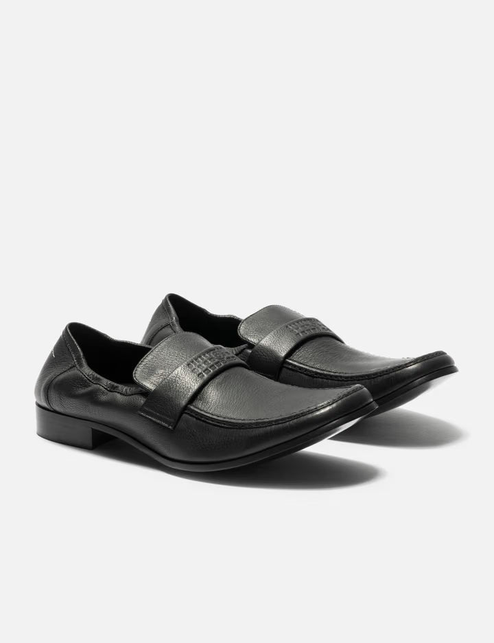 Leather Swing Toe Loafers