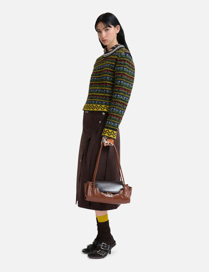 Leather Trunkette Bag