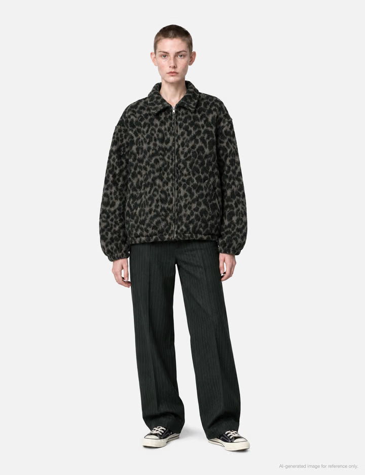 Leopard Blanket Blouson