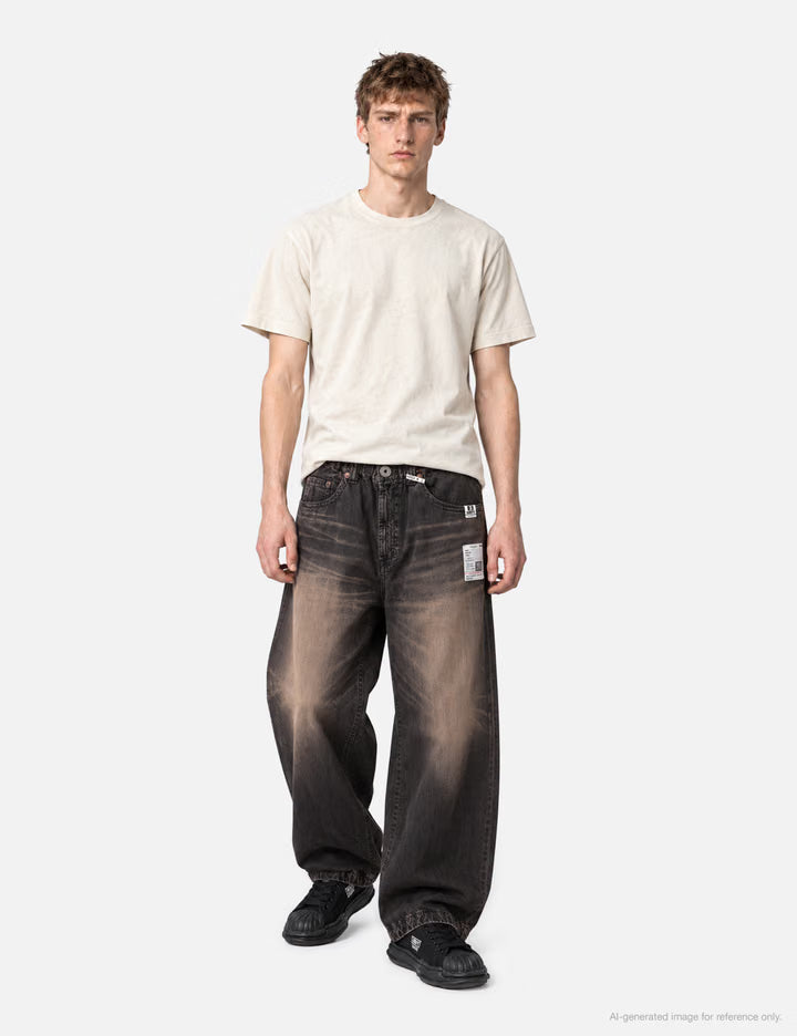 Light OZ Wide Denim Pants