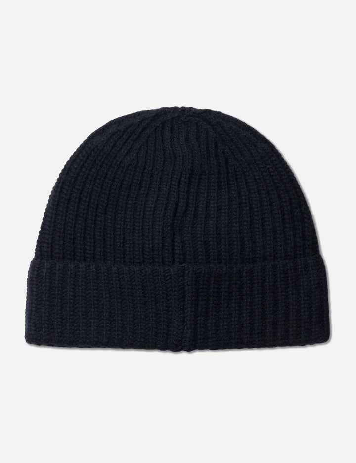 Light RWS Geelong Wool Ribbed Knit Beanie
