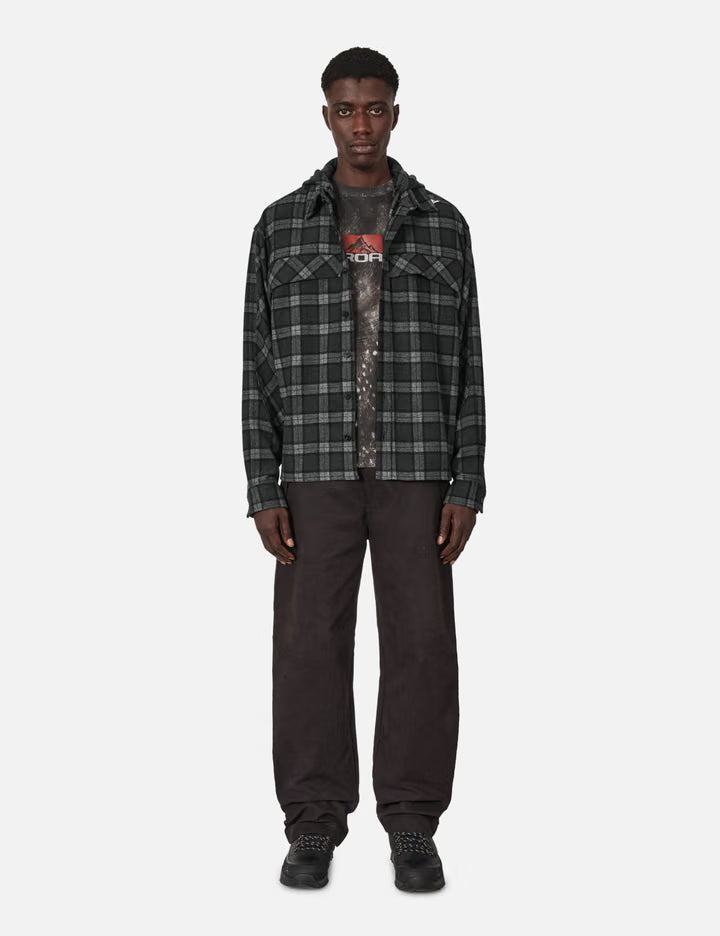 Logger Wool Check Long Sleeve Shirt