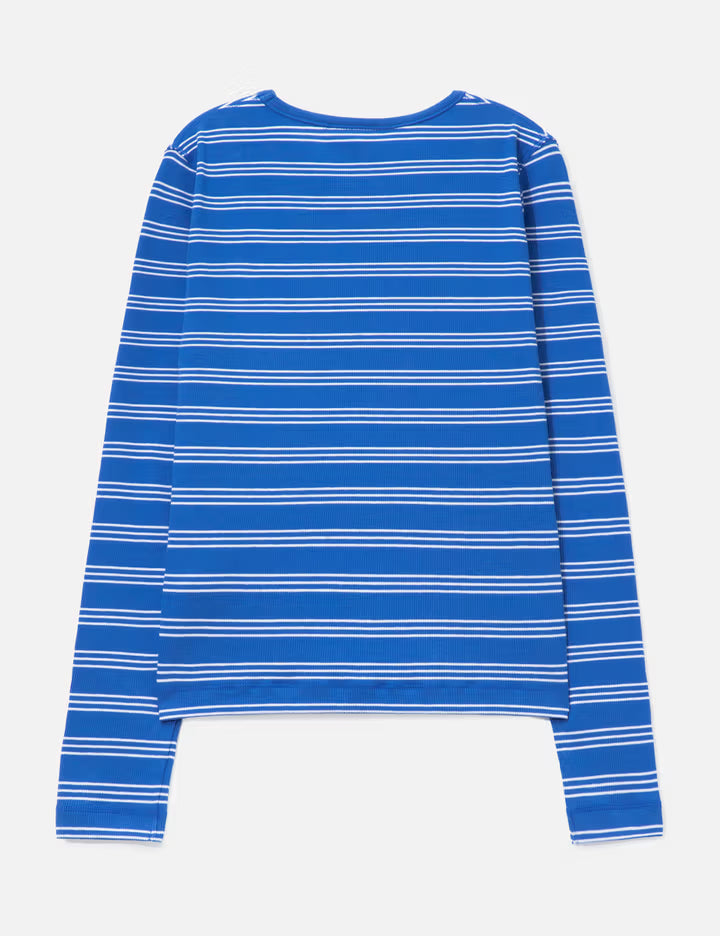 Long-Sleeve Top With Stripes