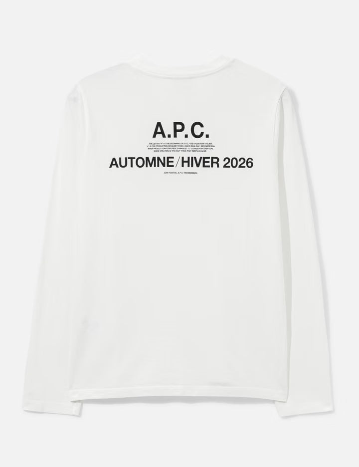 Long-Sleeved A.P.C. Autumn/Winter 26 T-Shirt