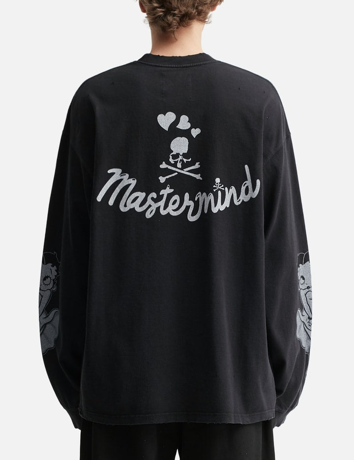 Mastermind World x X Betty Boop Damaged Boxy Long Sleeve T-shirt