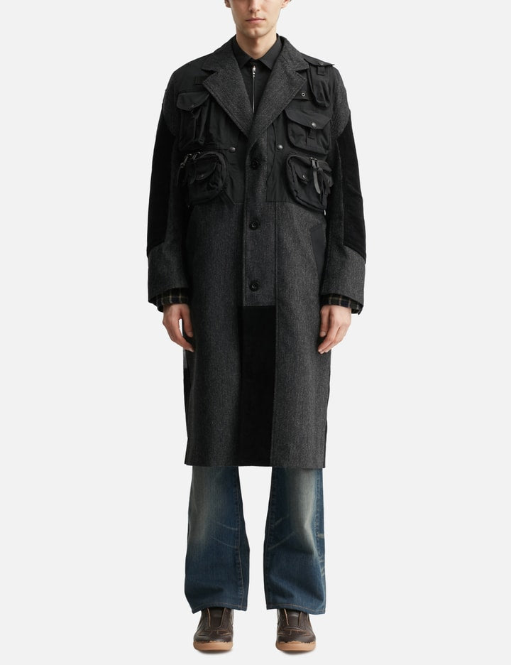 Junya Watanabe Man x Filson Patchwork Long Coat