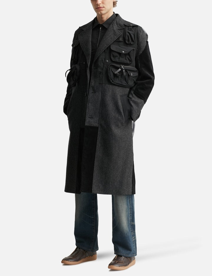 Junya Watanabe Man x Filson Patchwork Long Coat