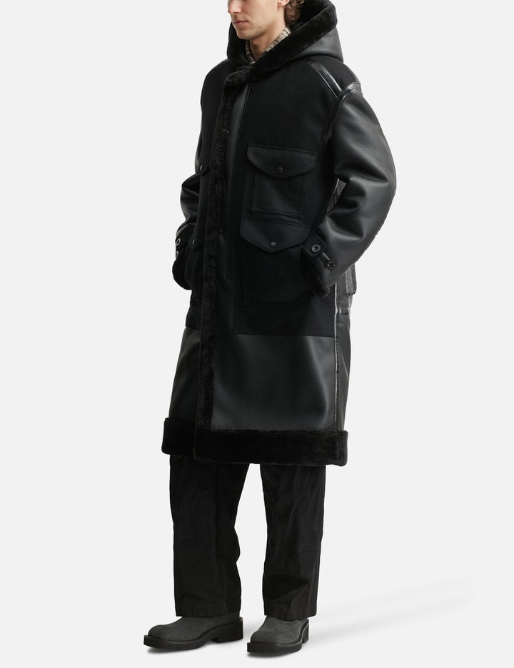 Junya Watanabe Man x Filson Faux Shearling Hooded Coat