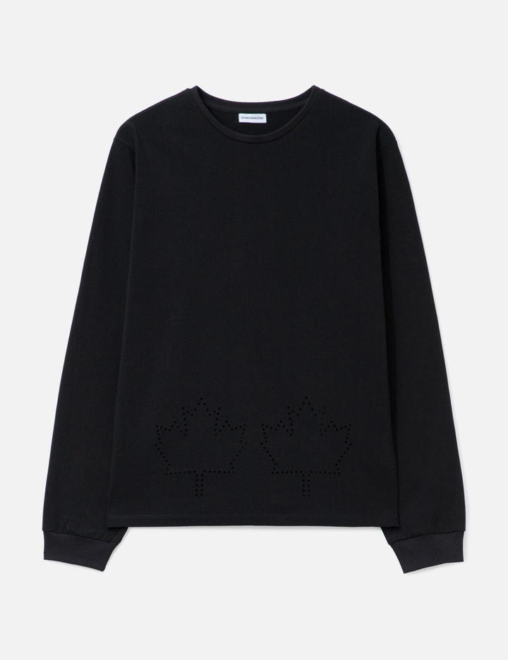 Laser Perforated Longsleeve Shirt "Maple"