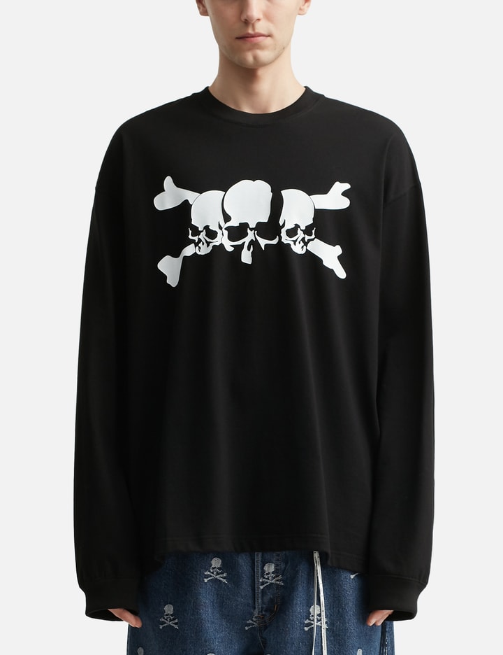 Boxy Asura Skull Long Sleeve T-shirt